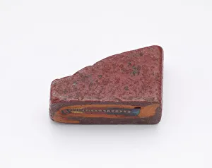 Fragment of block for slicing of inlay..., Ptolemaic Dynasty or Roman Period Fragment of block for slicing of inlay..., Ptolemaic Dynasty or Roman Period