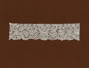 Brussels And Gallery: Fragment (Border), Flanders, 1750s. Creator: Unknown