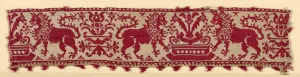 Plain Weave Prints: Fragment (Border), Italy, 1601 / 25. Creator: Unknown