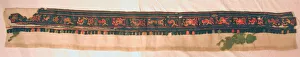 Fragment (Border), Peru, 100 B. C. / A. D. 200. Creator: Unknown