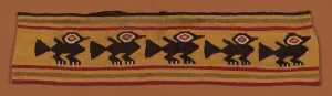 Chancay Prints: Fragment (Border), Peru, A. D. 1000 / 1476. Creator: Unknown