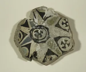 Fragment of a Bowl, 13th-14th century. Creator: Unknown