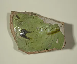 Fragment of a Bowl, 13th-14th century. Creator: Unknown