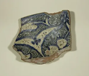 Ancient Mediterranean Prints: Fragment of a Bowl, 14th-15th century. Creator: Unknown