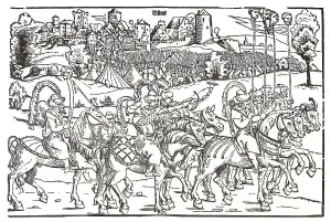 Erhard 1491 1592 Prints: Fragment of a broadside on the Turkish invasion of Hungary