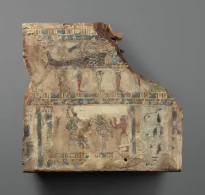 Mummy Prints: Fragment of a Coffin Lid, 1st century B.C.-1st century A.D.. Creator: Unknown