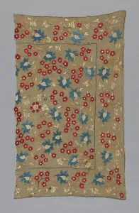 Linen Prints: Fragment (Cover or Turban Cover), Turkey, 17th century. Creator: Unknown