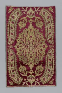 Cushion Cover Prints: Fragment (Cushion Cover), Turkey, 18th century. Creator: Unknown