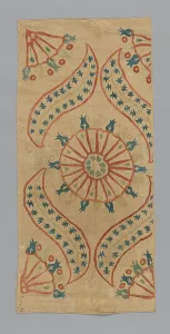 Cushion Cover Prints: Fragment (Cushion Cover), Turkey, 1675/1700. Creator: Unknown