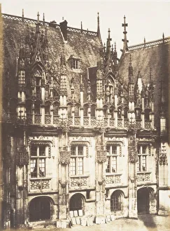Fragment du Palais de Justice, Rouen, 1852-54. Creator: Edmond Bacot