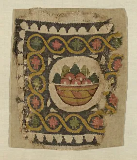 Wool Prints: Fragment, Egypt, Roman period (30 B)