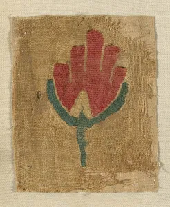 Fragment, Egypt, Roman period (30 B. C. - 641 A. D. ), 5th / 6th century. Creator: Unknown