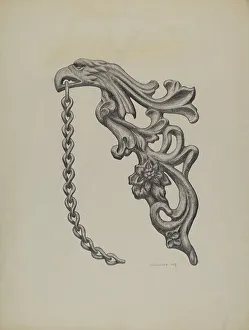 Austin L Prints: Fragment of Fence, 1937. Creator: Austin L. Davison