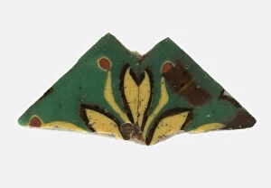 Ptolemaic Period Collection: Fragment of a Floral Inlay, Egypt, Ptolemaic Period-Roman Period