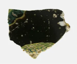 Fragment of a Floral Inlay, Egypt, Ptolemaic Period, 1st century BCE. Creator: Unknown Fragment of a Floral Inlay, Egypt, Ptolemaic Period, 1st century BCE. Creator: Unknown