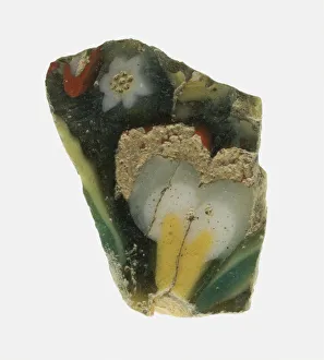 Fragment of a Floral Inlay, Egypt, Ptolemaic Period-Roman Period
