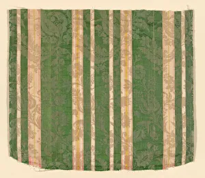 Damask Prints: Fragment, France, 1645 / 75. Creator: Unknown