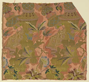 Bizarre Silk Gallery: Fragment, France, c. 1705 / 06. Creator: Unknown
