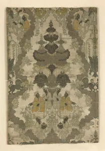 Thread Gallery: Fragment, France, c. 1708 / 09. Creator: Unknown