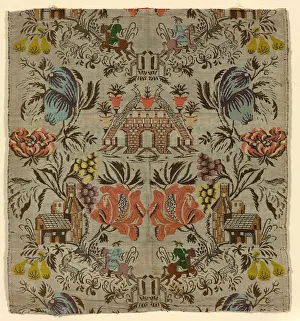 Objecttextiles Prints: Fragment, France, c. 1740. Creator: Unknown