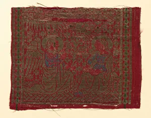 Fragment (From an Orphrey Band), Florence, 1450 / 1500. Creator: Unknown