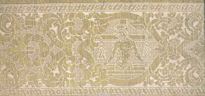 Fragment (From an Orphrey Band), Italy, 15th century. Creator: Unknown