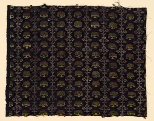 Silk Plain Weave Prints: Fragment, India, 18th / 19th century. Creator: Unknown