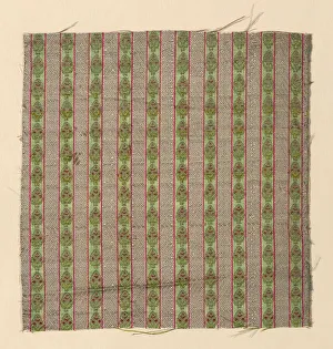 Plain Compound Cloth Prints: Fragment, India, 19th century. Creator: Unknown