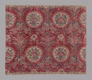 Floral Print Prints: Fragment, India, c. 1730 / 50. Creator: Unknown