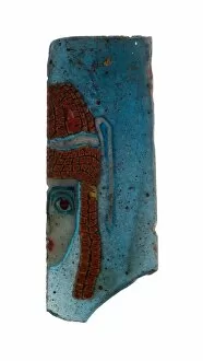 Theatrical Costume Collection: Fragment of an Inlay Depicting a Theater Mask, Egypt, late 1st century BCE / early 1st
