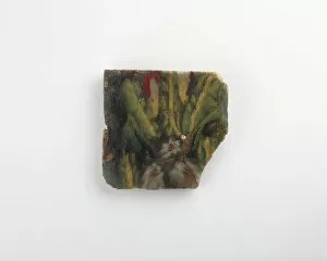 Jewelry And Ornament Gallery: Fragment of an inlay with a floral pattern, Ptolemaic Dynasty to Roman Period