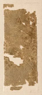 Material Collection: Fragment, Italy, late 14th century. Creator: Unknown