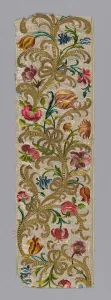 Fragment (Needlework), Europe, 1750 / 1800. Creator: Unknown