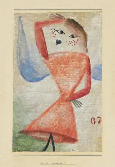 Dada Prints: Fragment No. 67 (Angel), 1930. Creator: Klee, Paul (1879-1940)