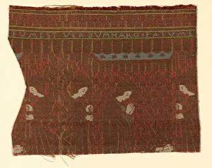 Orphrey Prints: Fragment from an Orphrey Band Depicting the Nativity, Italy, 15th century