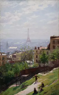 Accommodation Prints: Fragment of the Panorama of Paris, c1893. Creator: Ludwik de Laveaux