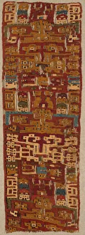 Fragment, Peru, 200 B. C. / A. D. 600. Creator: Unknown