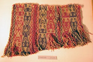Fragment, Peru, A. D. 1000 / 1476. Creator: Unknown