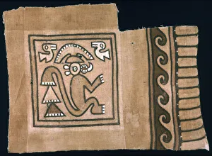 Fragment, Peru, A. D. 1000 / 1476. Creator: Unknown