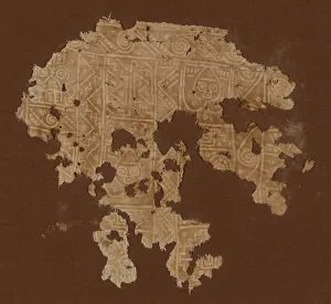 Fragment, Peru, A. D. 1000 / 1476. Creator: Unknown