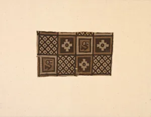 Fragment, Peru, A. D. 1000 / 1476. Creator: Unknown