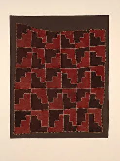 Nazca Prints: Fragment, Peru, A. D. 200 / 900. Creator: Unknown