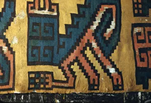 Nazca Prints: Fragment, Peru, A. D. 700 / 900. Creator: Unknown