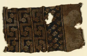 Chancay Prints: Fragment, Peru, A. D. 900 / 1470. Creator: Unknown