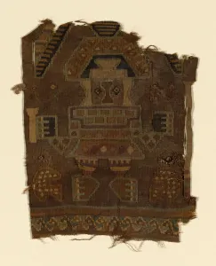 Chimu Prints: Fragment, Peru, A. D. 900/1470. Creator: Unknown
