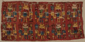 Nazca Prints: Fragment, Peru, Possibly 500 / 600. Creator: Unknown