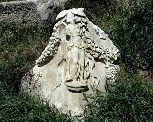 Relief Prints: Fragment of a relief that decorated a Roman sarcophagus