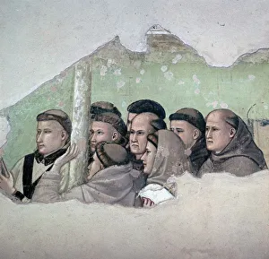 Fragment of a series on the life of St Francis, 12th century Fragment of a series on the life of St Francis, 12th century