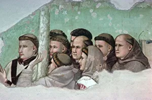 St Francis Of Prints: Fragment of a series on the life of St Francis. Artist: Giotto