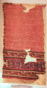Nazca Prints: Fragment (Shawl), Peru, A. D. 1000 / 1532. Creator: Unknown